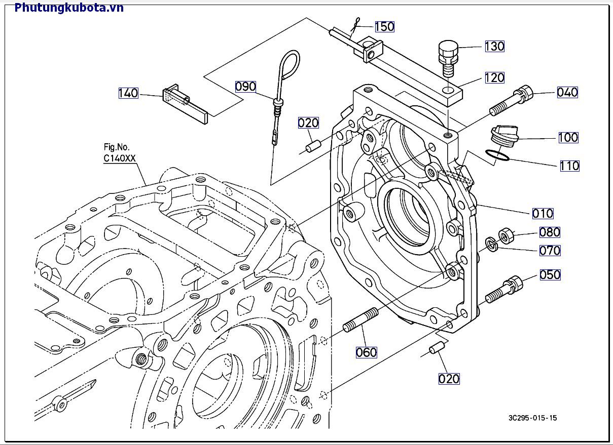 NẮP ĐẬY PHÍA SAU VỎ HỘP SỐ MỚI 10001 -.49999