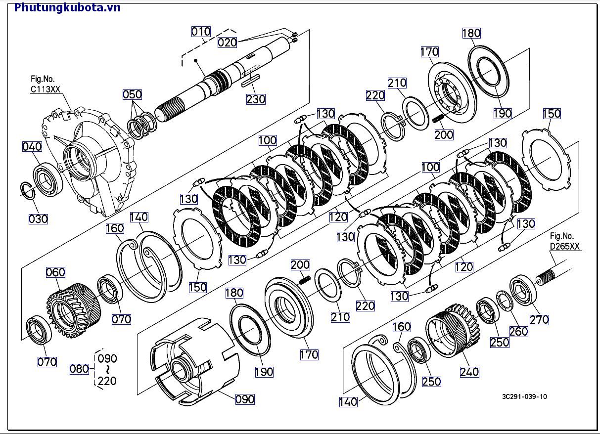 TRỤC LY HỢP CŨ 50001 -.89999