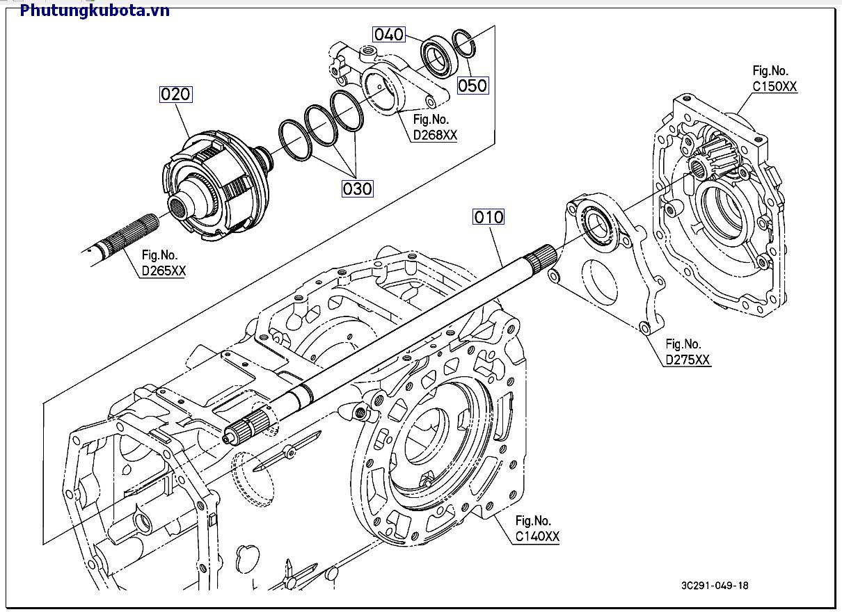 BỘ LY HỢP PTO CŨ 81583 - 89999