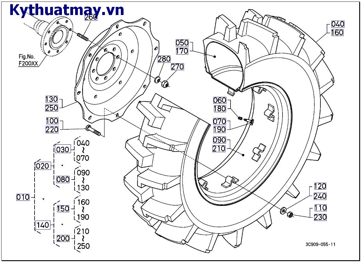 BÁNH SAU 14.9-30HL GỜ CAO