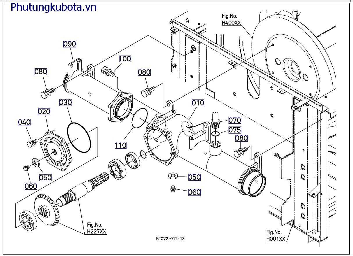 HỘP SỐ TRUYỀN ĐỘNG XILANH ĐẬP