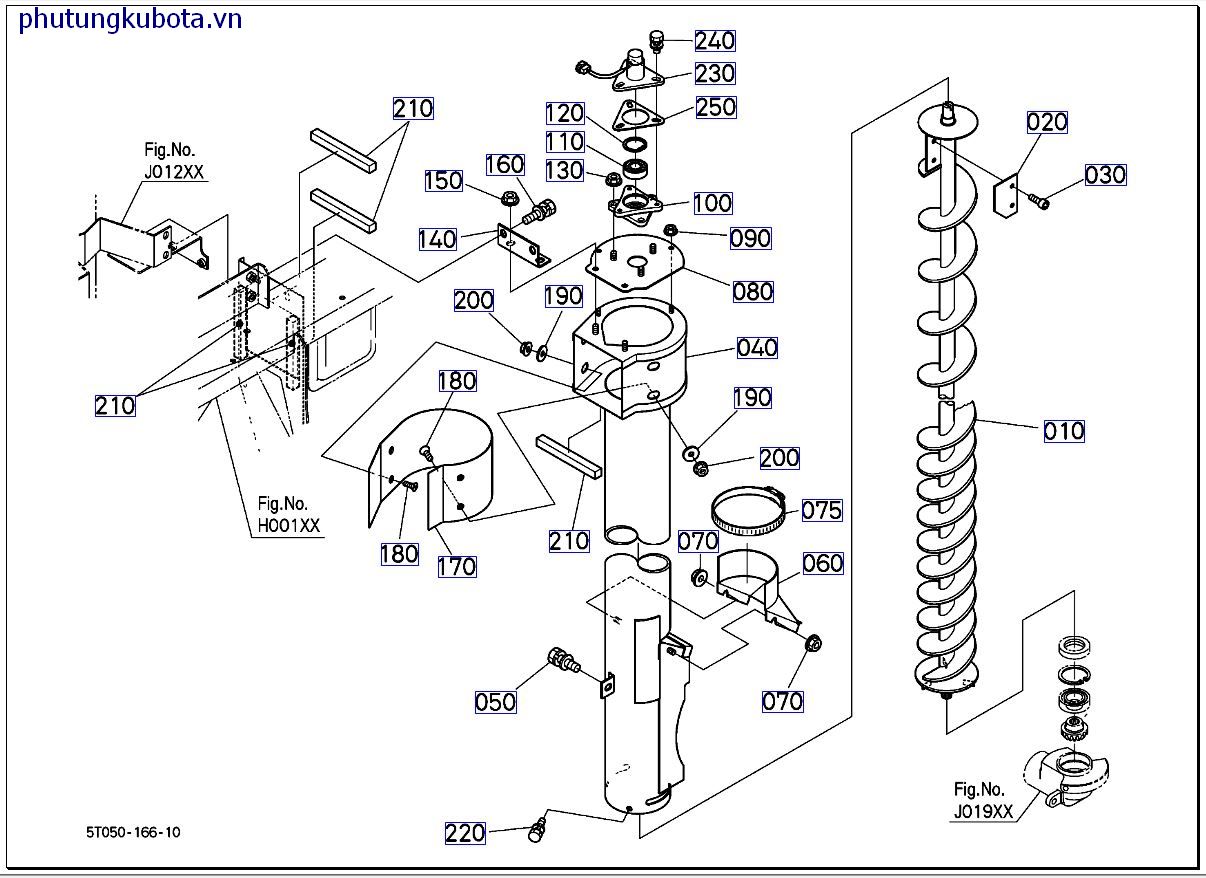 TRỤC MÁY KHOAN DỌC THỨ 2 <=VN13389